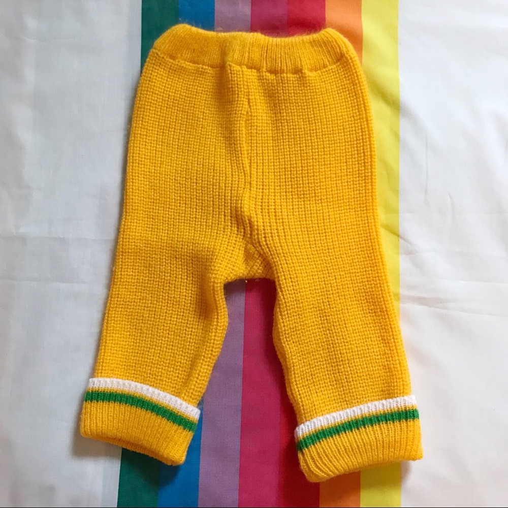 Vintage Handmade Knit Pants Toddler